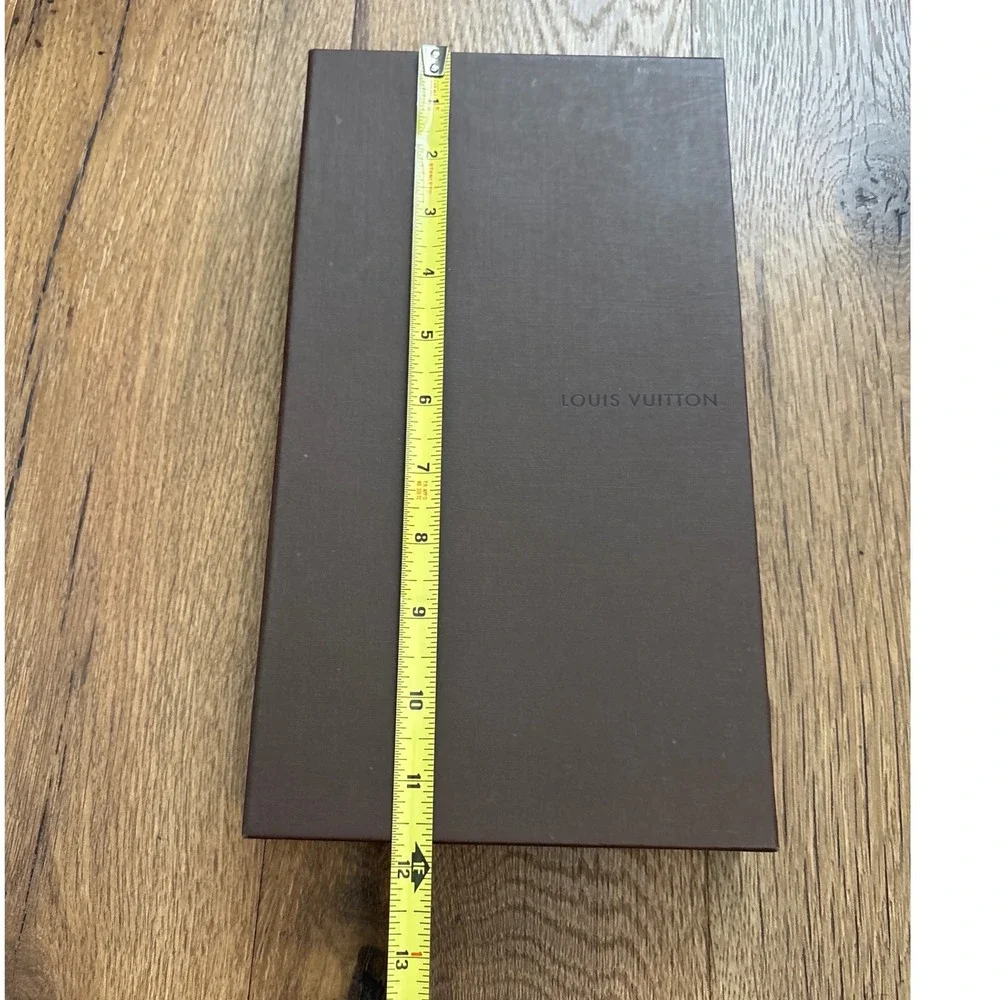 Louis Vuitton Dark Brown Drawer Style Presentation Box 11.75x6.5 Authentic